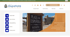Desktop Screenshot of cityofespanola.org